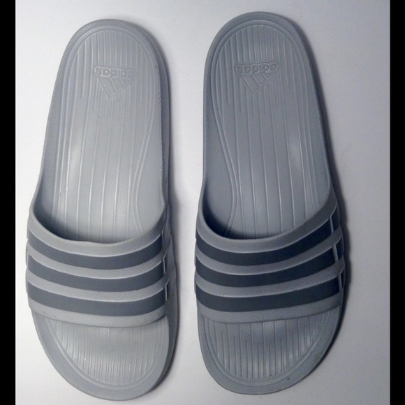 adidas Other - Adidas 3 Striped Men’s Slides Size 10.5